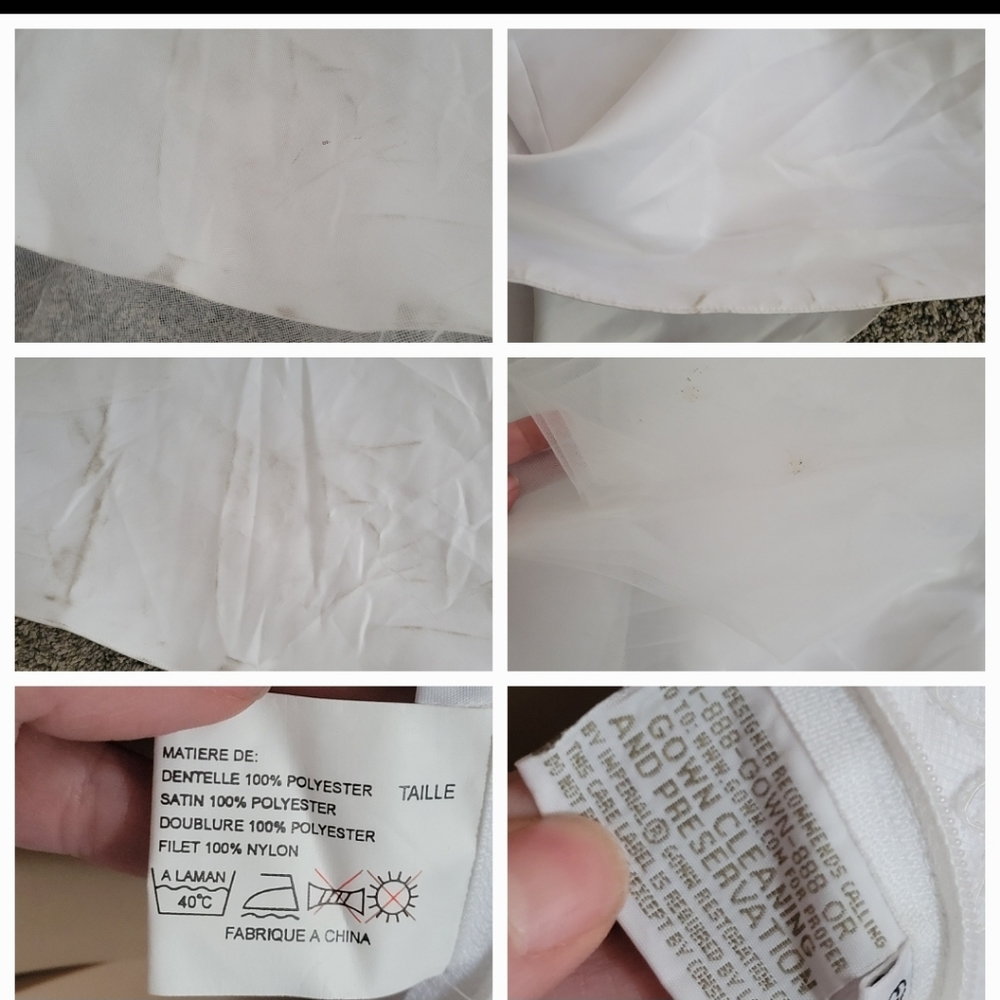 White DaVinci Dress Size 6 Style #50236 - Picture 16 of 16